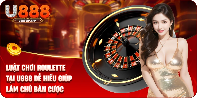 Luật chơi roulette tại U888 dễ hiểu giúp làm chủ bàn cược